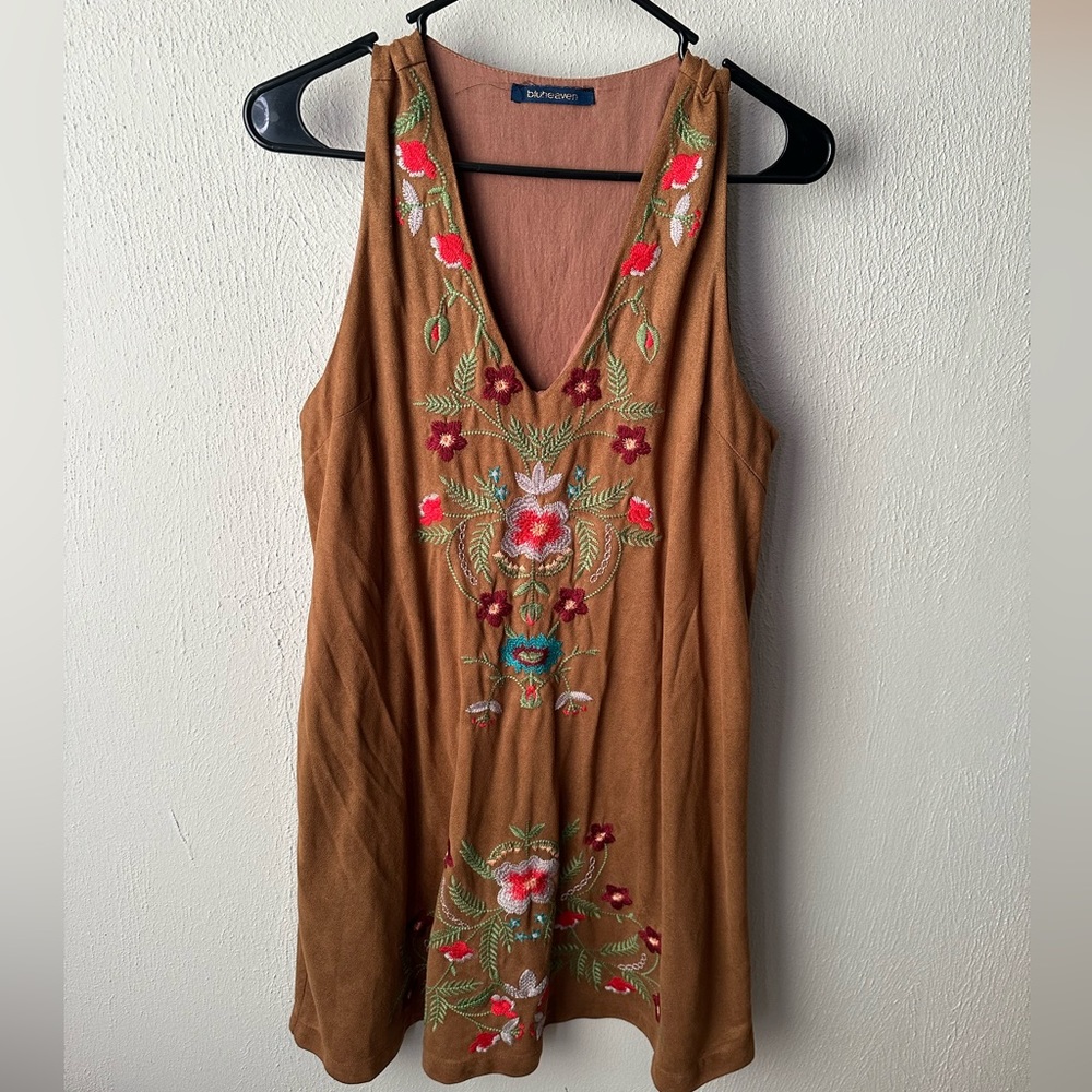 Woman’s Suede Dress